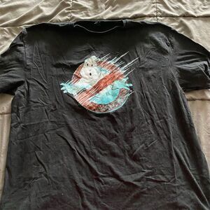 Ghostbusters Frozen Empire Graphic T-Shirt Black Unisex XL Crew Neck
